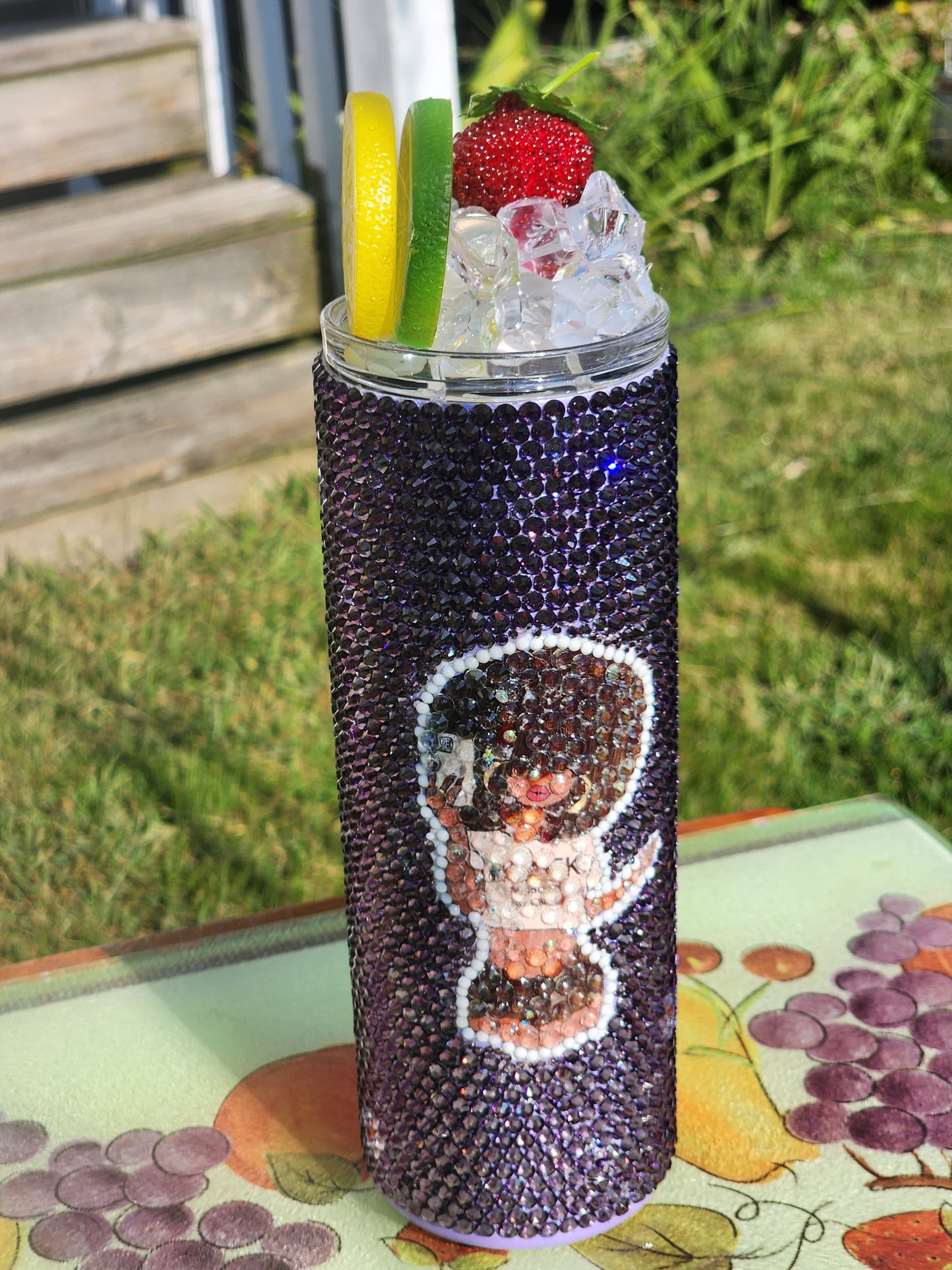 Customized Rhinestone 20oz Stainless Steel Tumblers