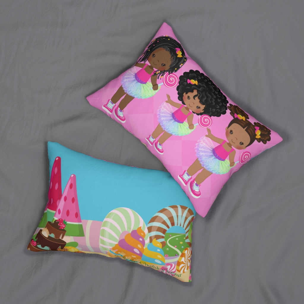 Candy Tutu Cuties Lumbar Pillow