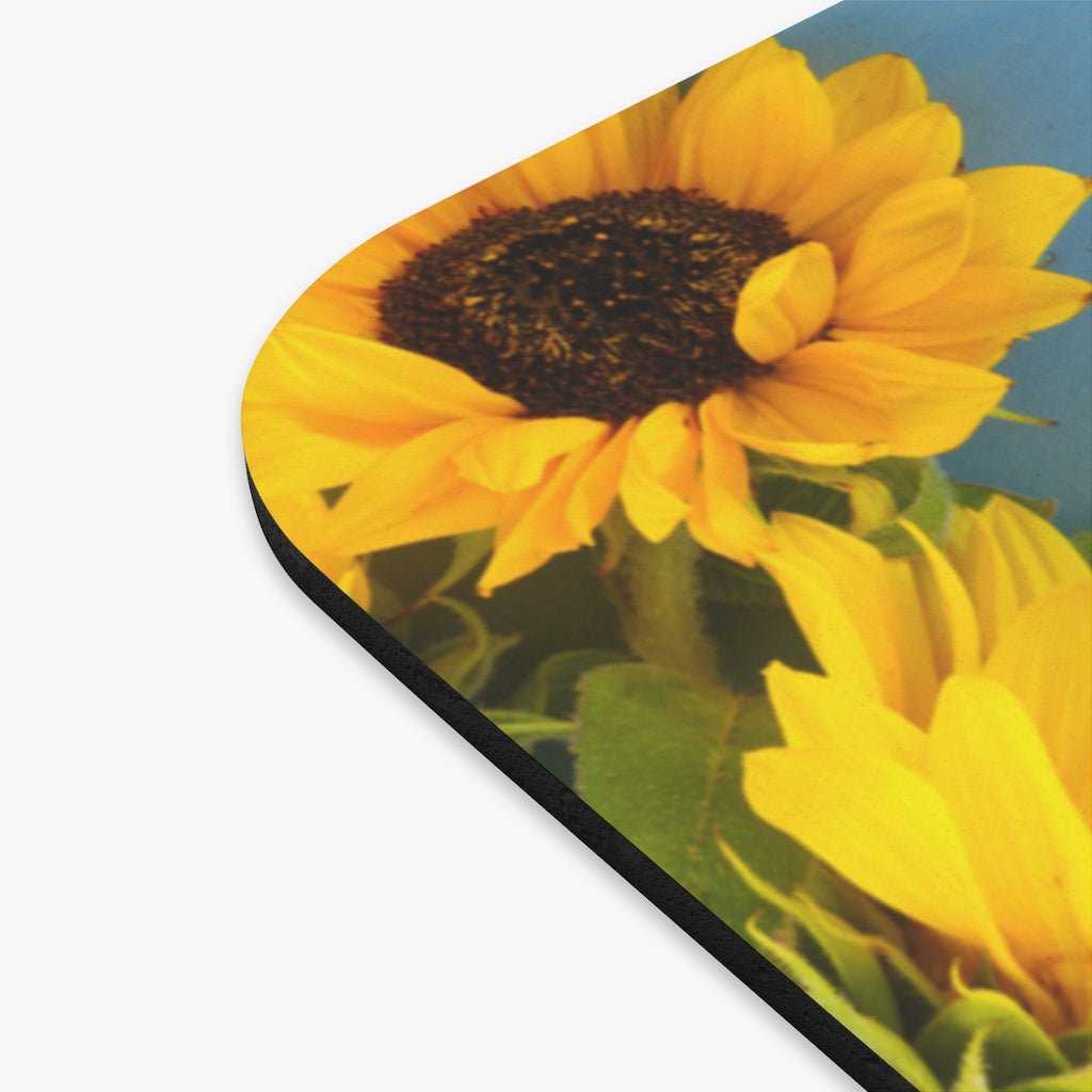 Sunflower 'Fro Lady Mouse Pad