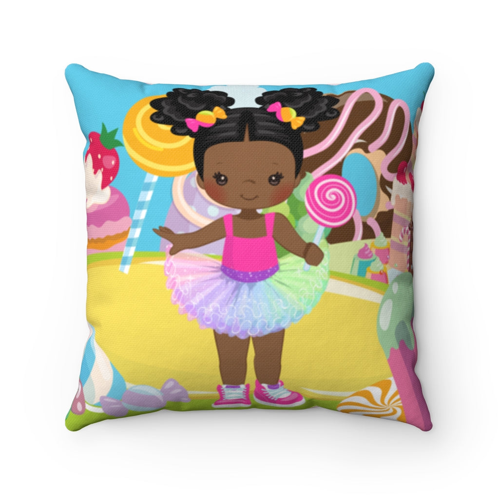 Candy Tutu Cuties Square Pillow