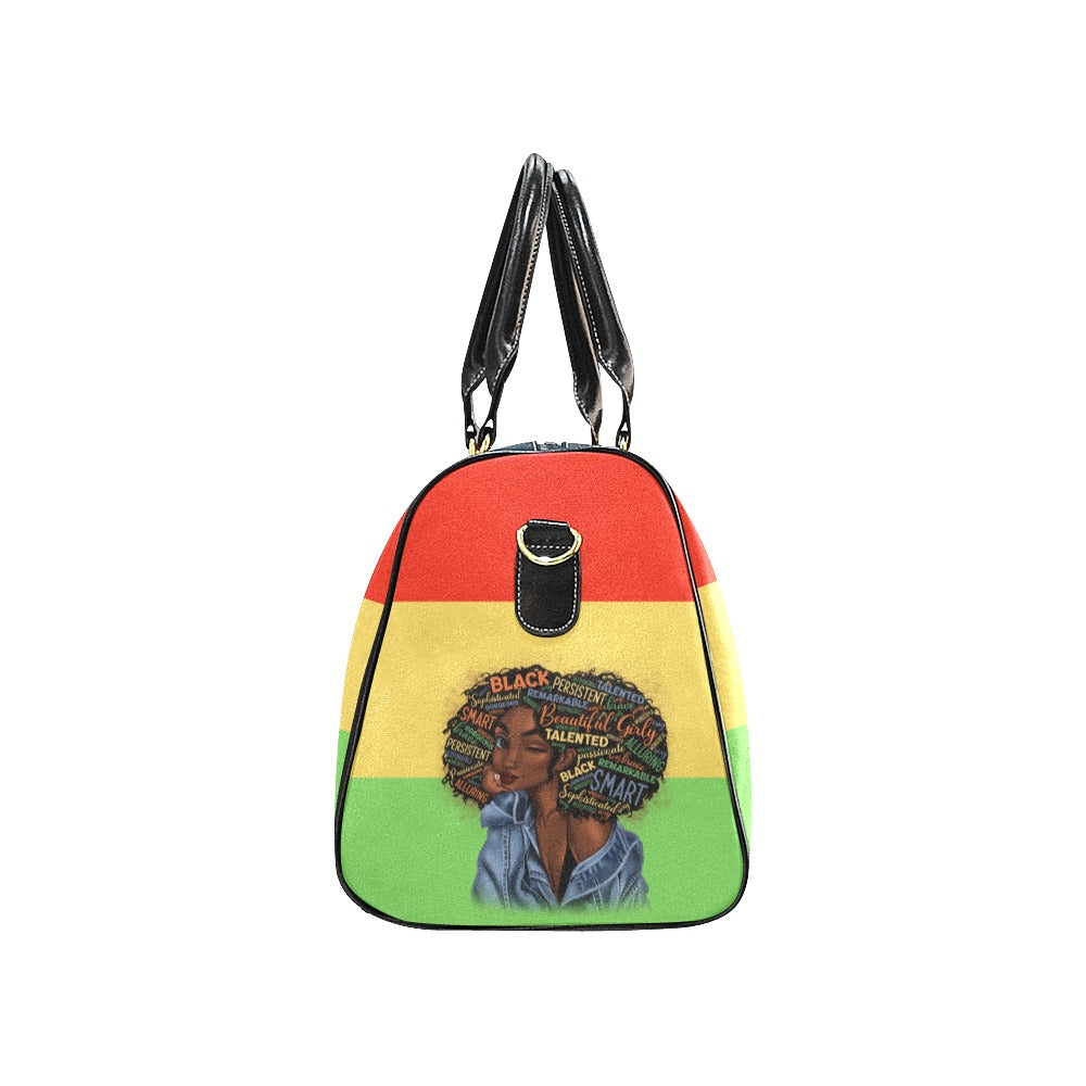 Afro Magic Girl  Travel Bag