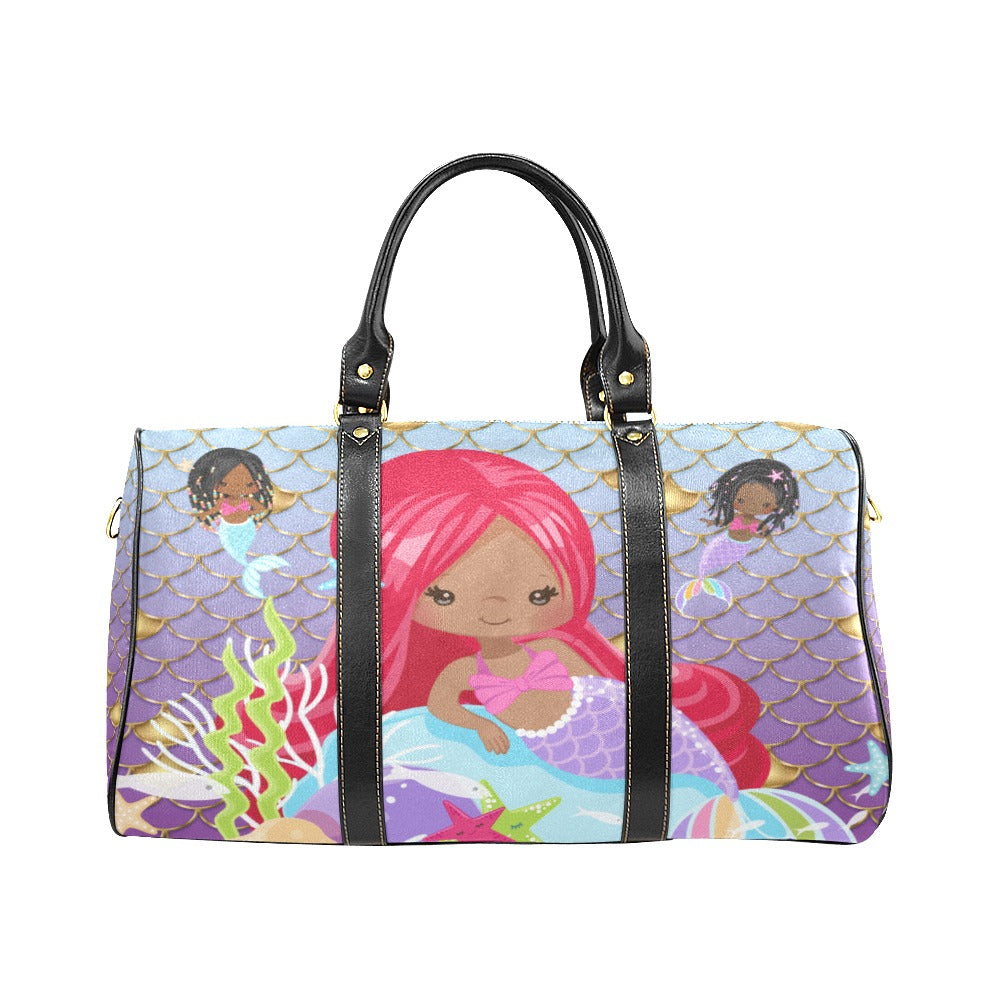 Mermaid and Friends Small Travel Bag