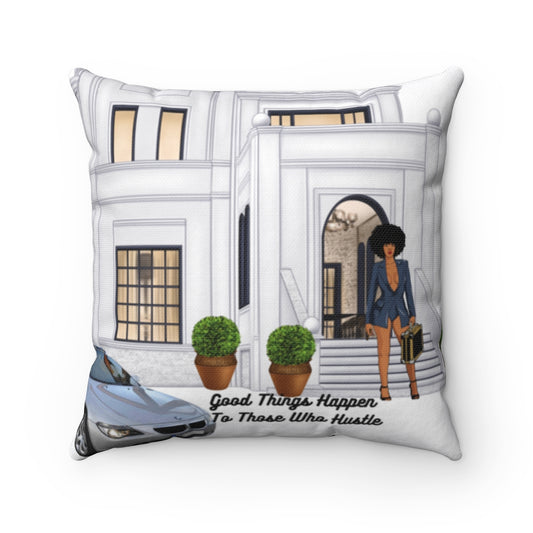 Everyday Hustle Square Pillow