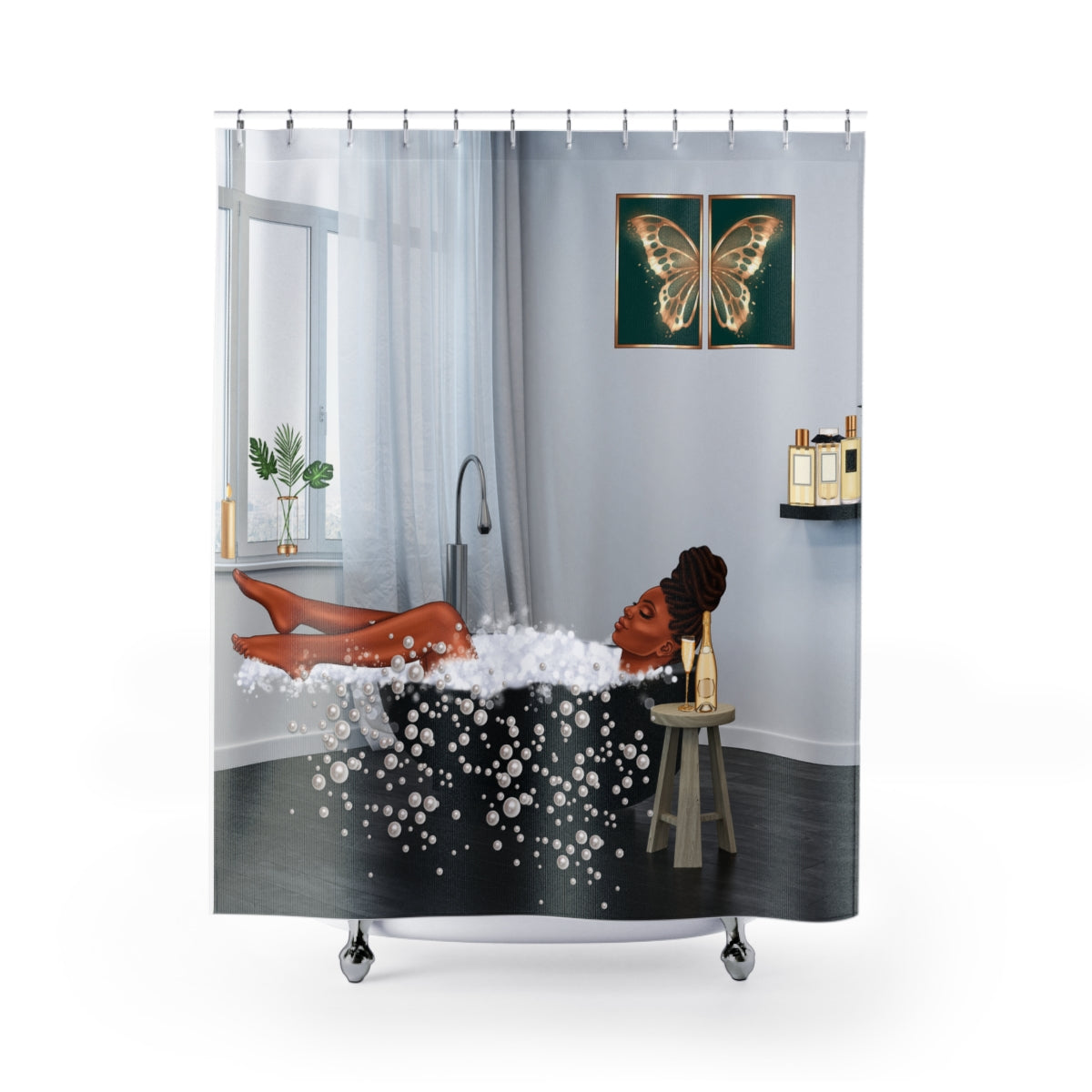 Me Time Shower Curtain