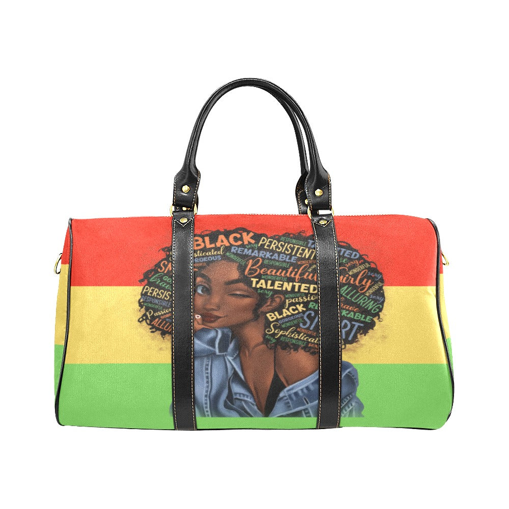 Afro Magic Girl  Travel Bag