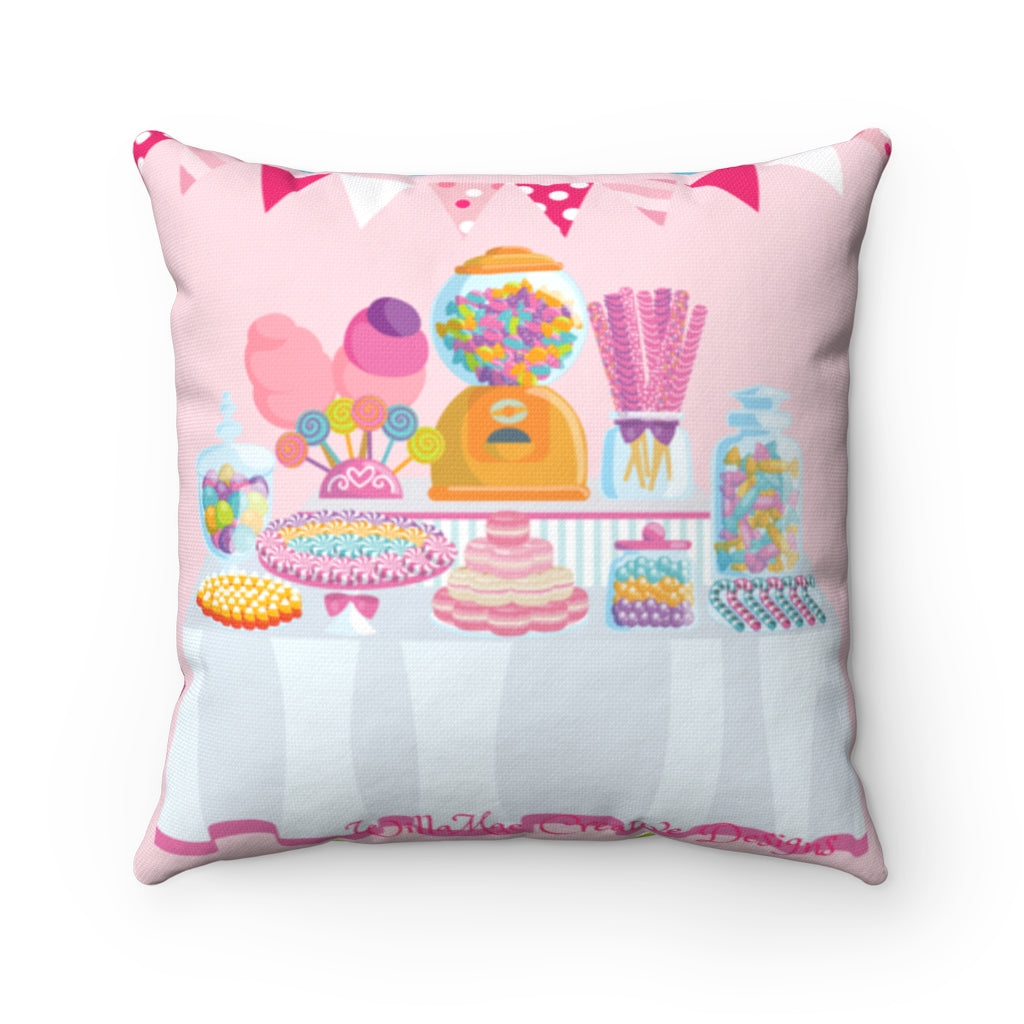 Candy Tutu Cuties Square Pillow