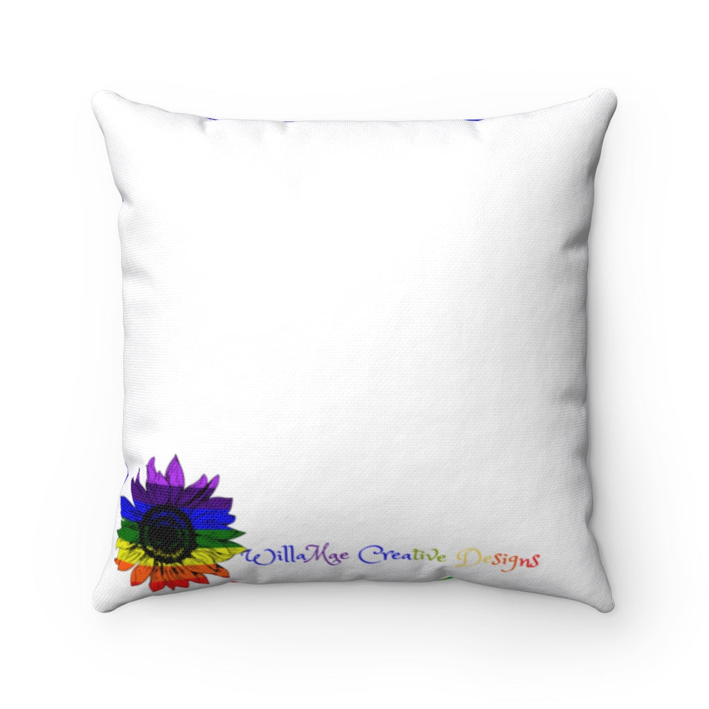 Afro PRIDE Lady Square Pillow