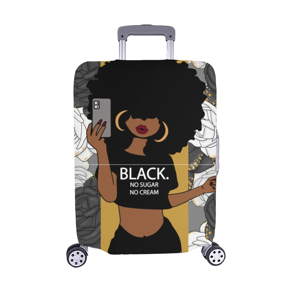 Authentic Black Luggage Cover