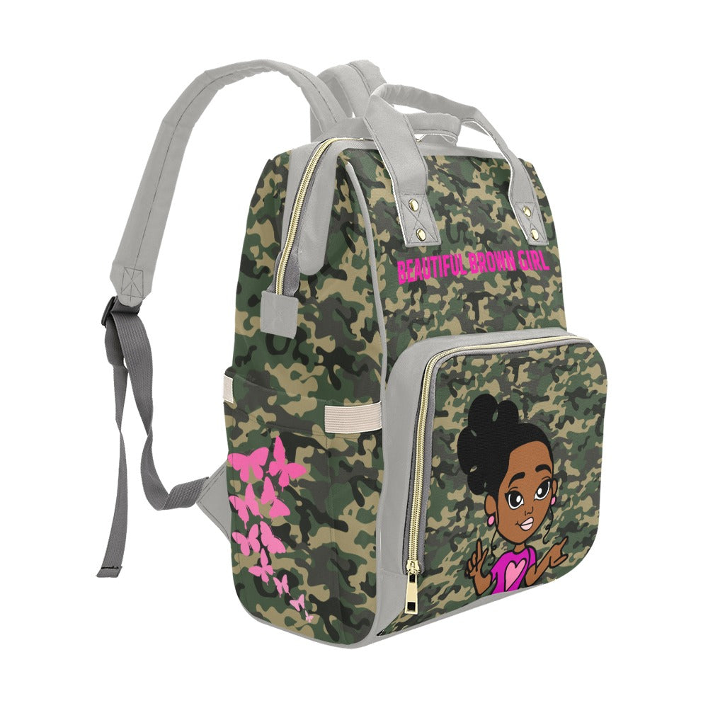 Camouflaged Girls Bookbag