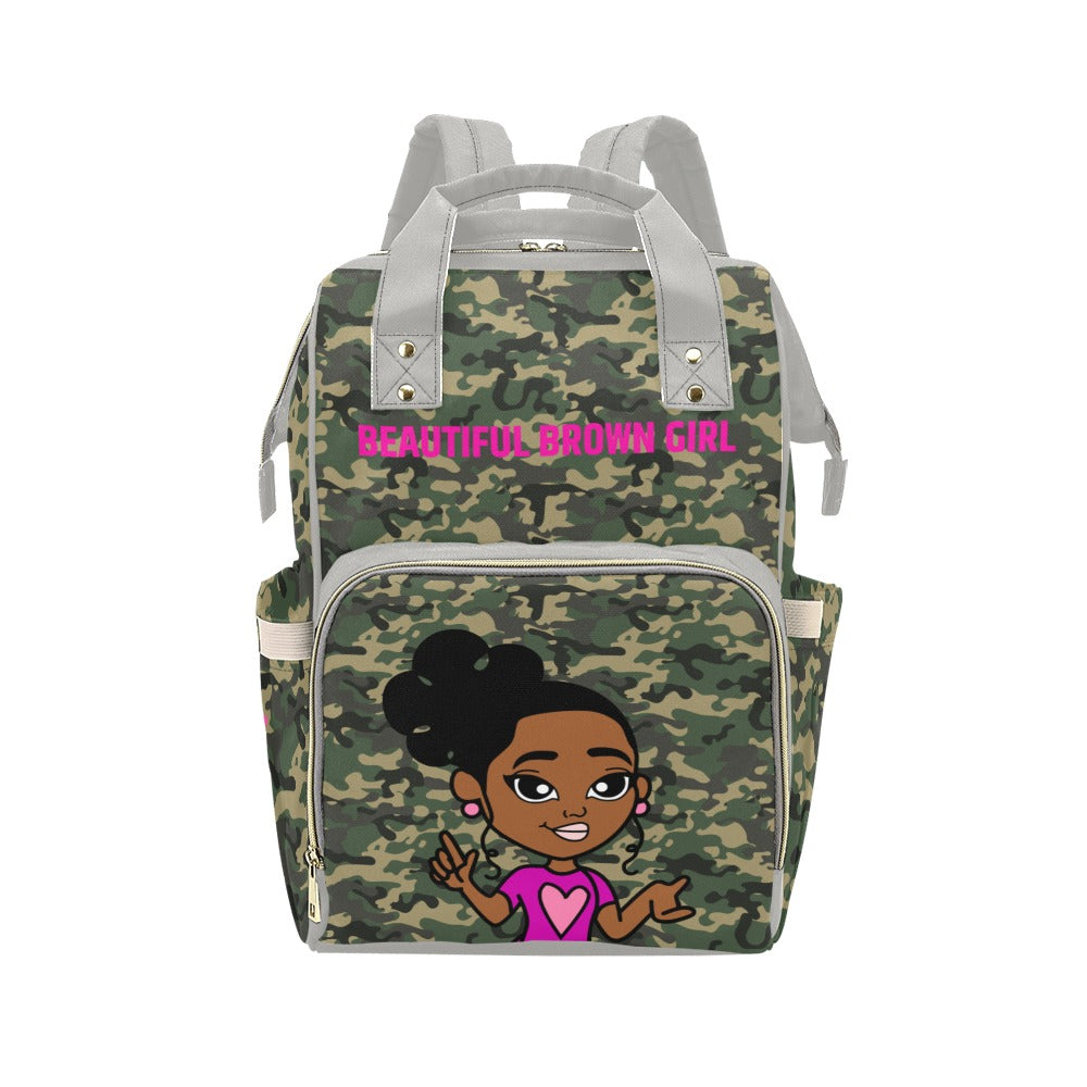 Camouflaged Girls Bookbag