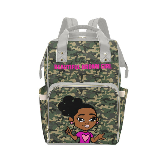 Camouflaged Girls Bookbag