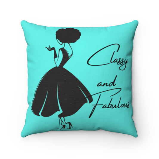 Classy & Fabulous Square Pillow