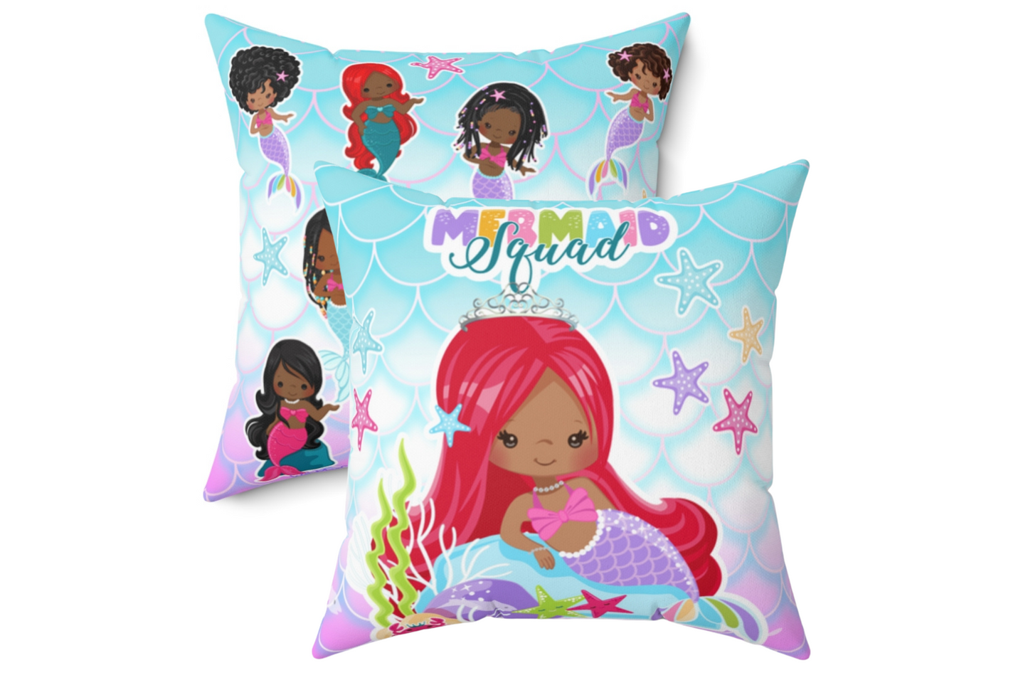 Mermaid and Friends Pillow