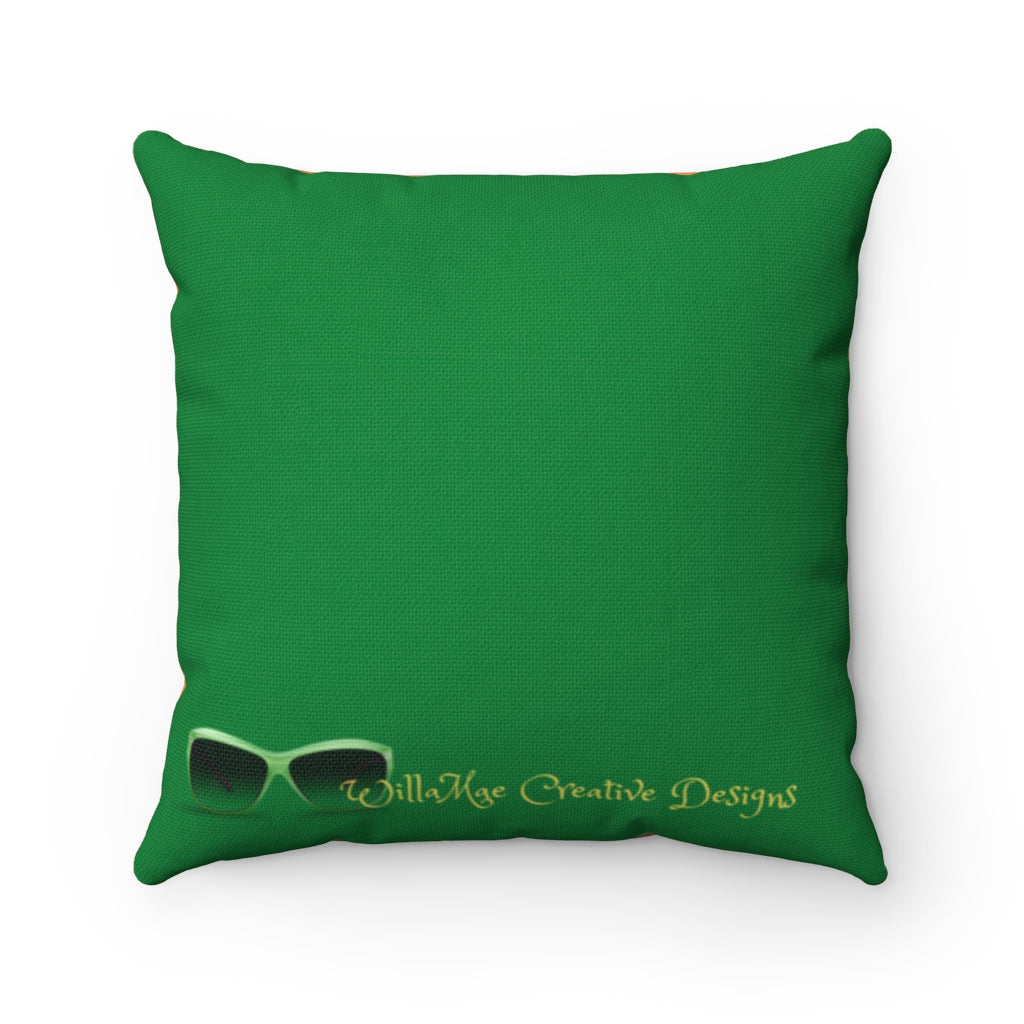 Sunflower 'Fro Lady Square Pillow