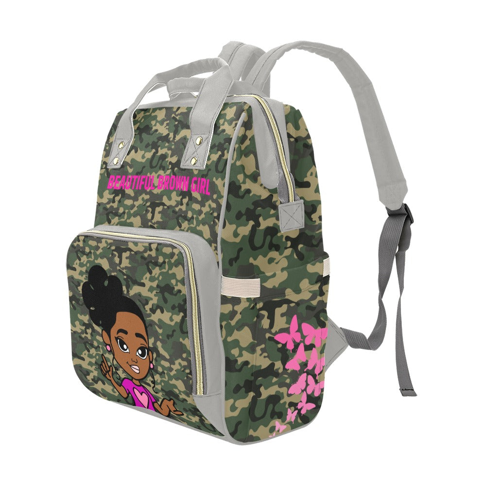 Camouflaged Girls Bookbag