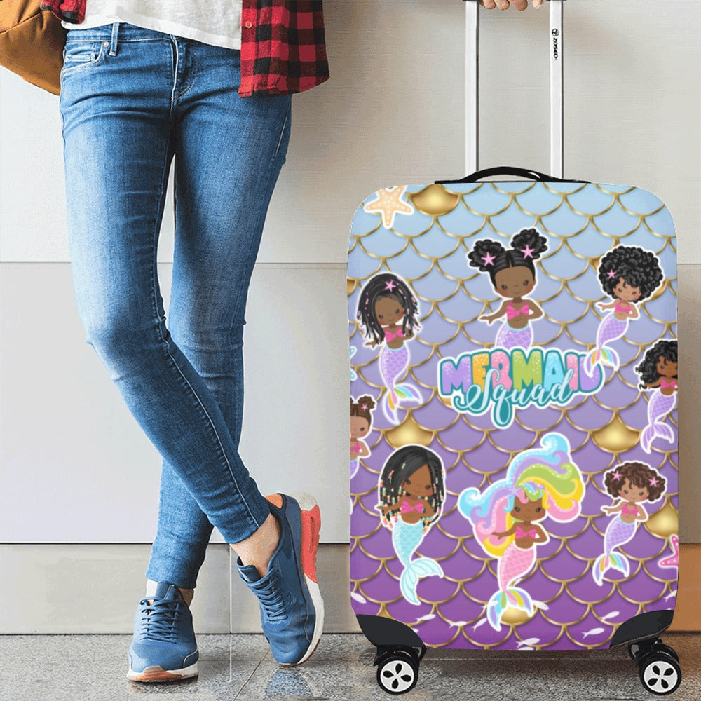 Mermaid and Friends Luggage Cover