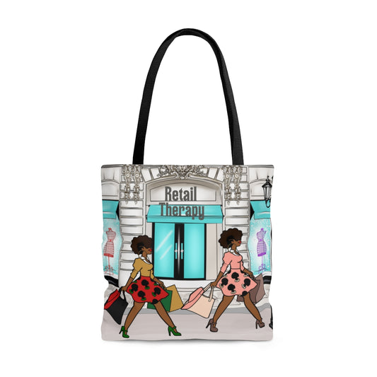 Retail Therapy Large Tote Bag