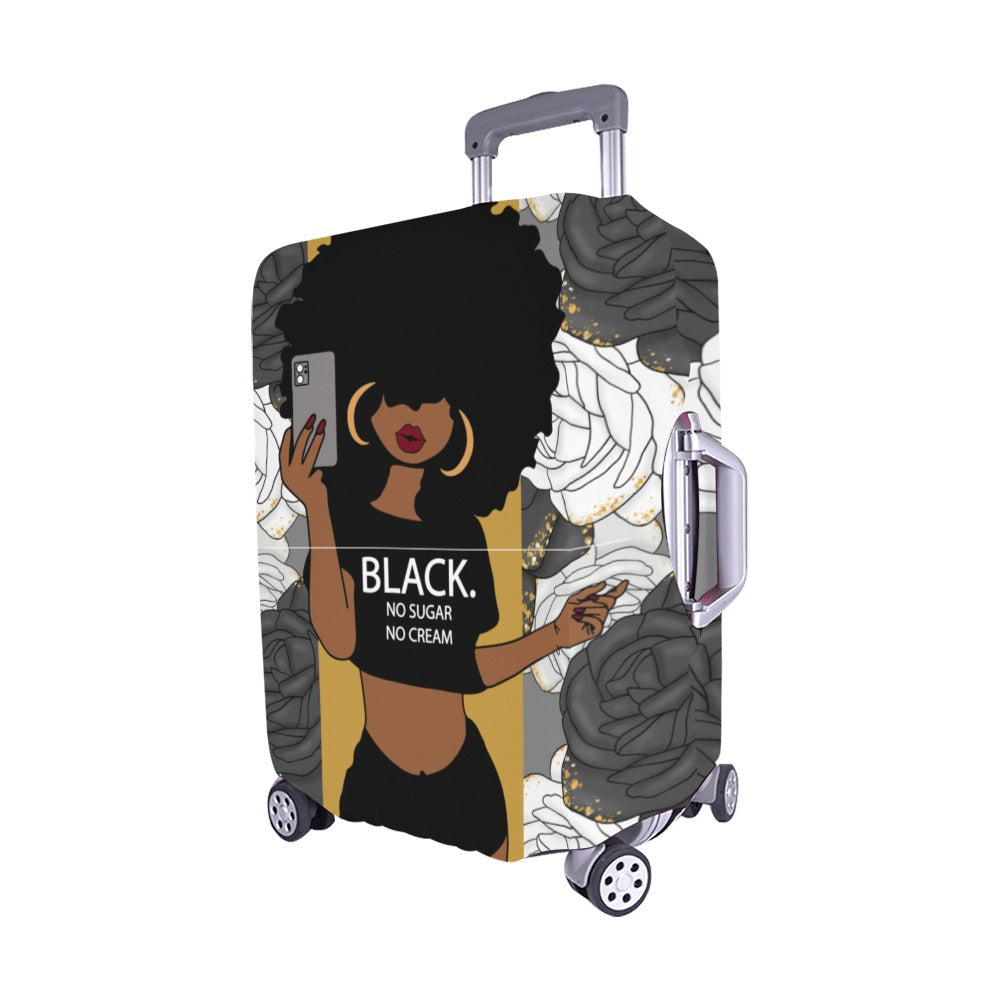 Authentic Black Luggage Cover